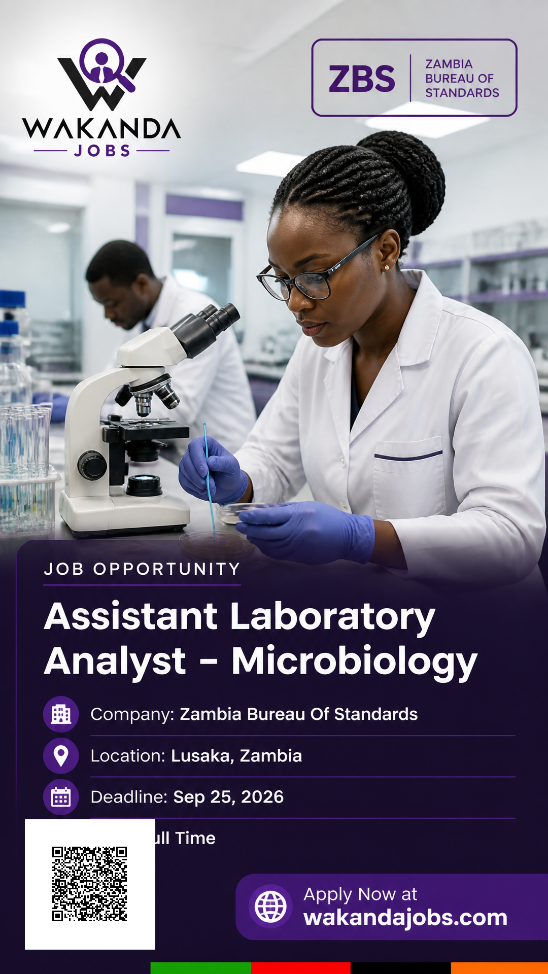 Assistant Laboratory Analyst – Microbiology