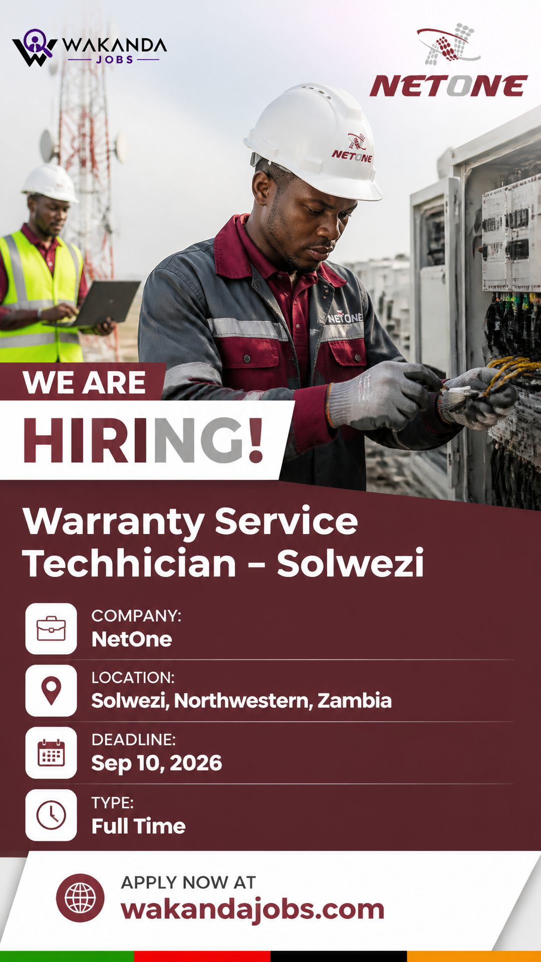 Warranty Service Technician – Solwezi