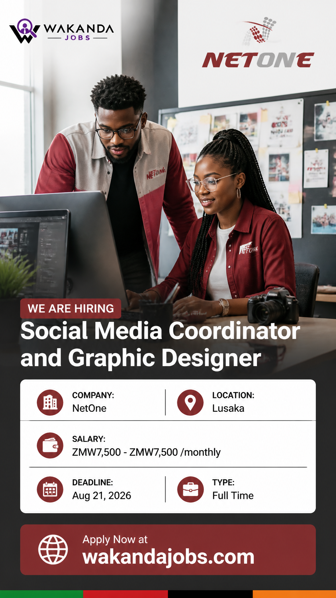 Social Media Coordinator and Graphic Designer