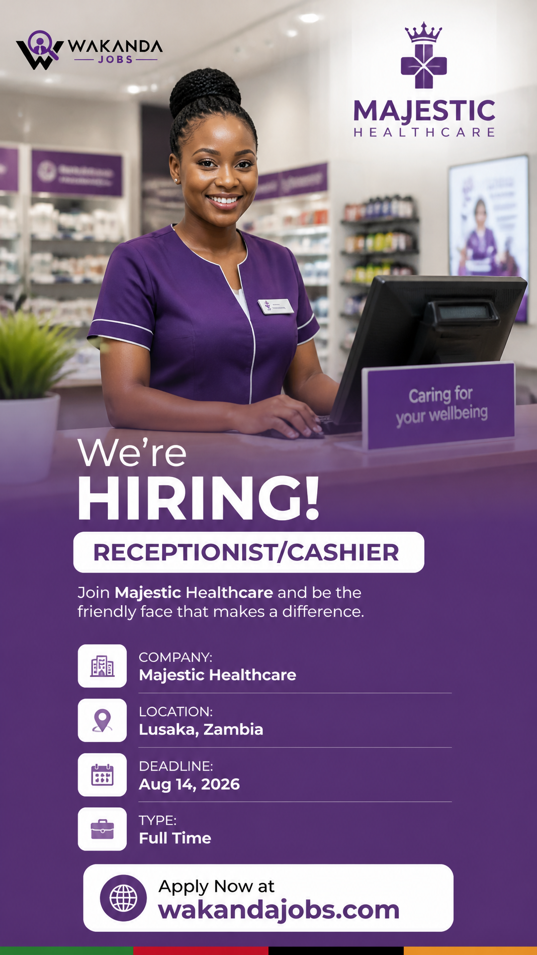 Receptionist/Cashier