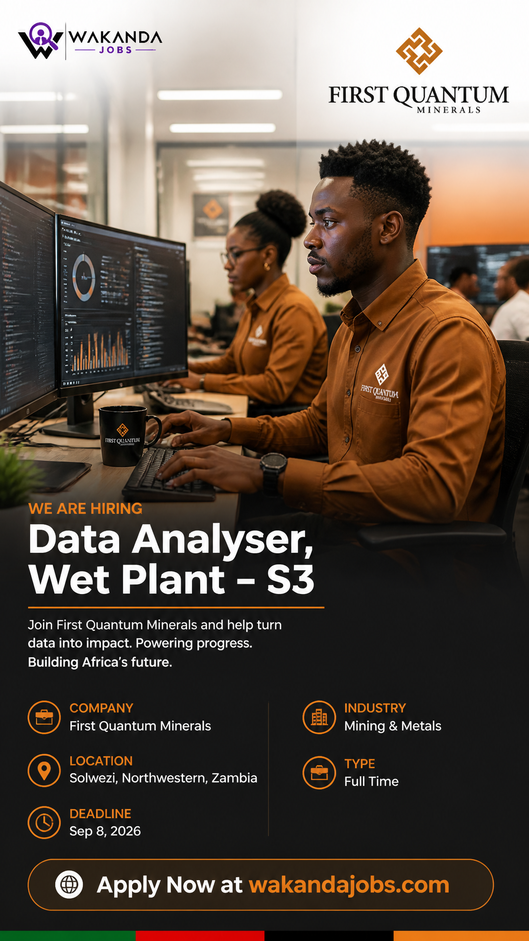 Data Analyser, Wet Plant – S3
