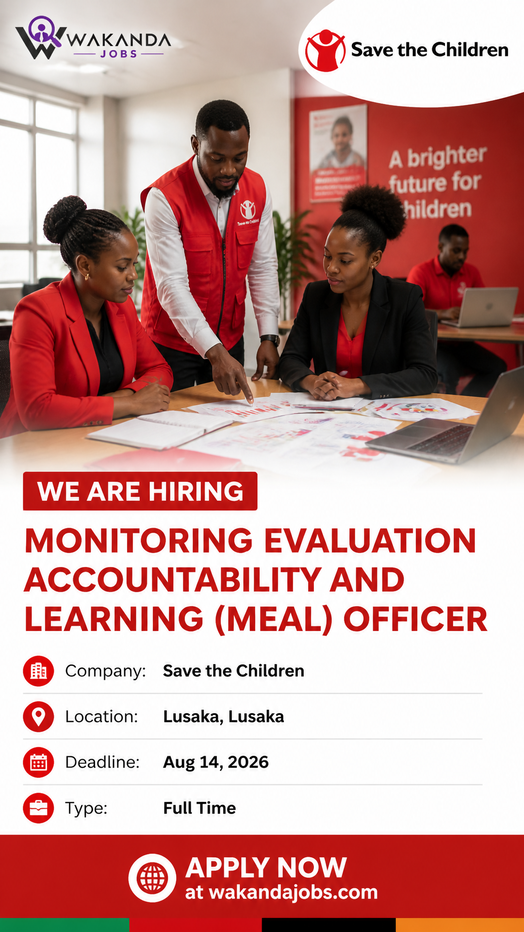 Monitoring Evaluation Accountability and Learning (MEAL) Officer