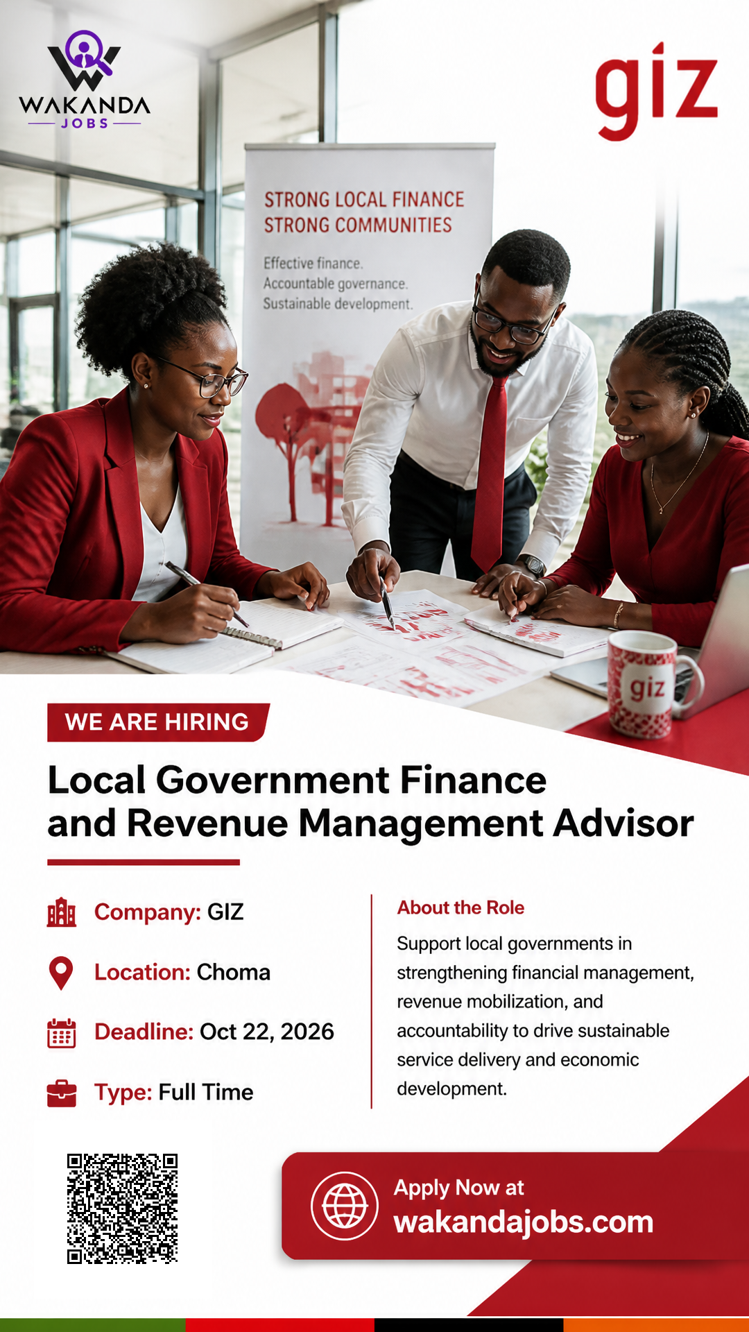Local Government Finance and Revenue Management Advisor