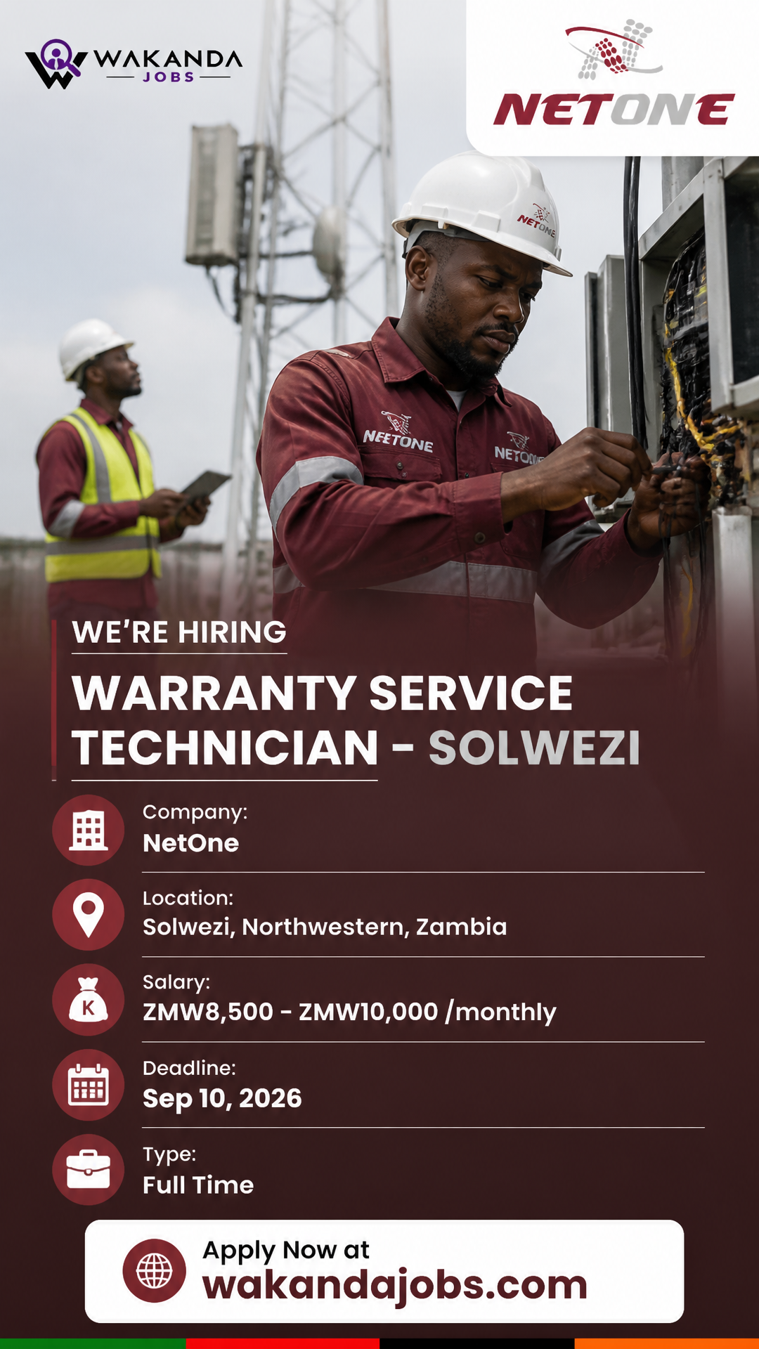 Warranty Service Technician - Solwezi