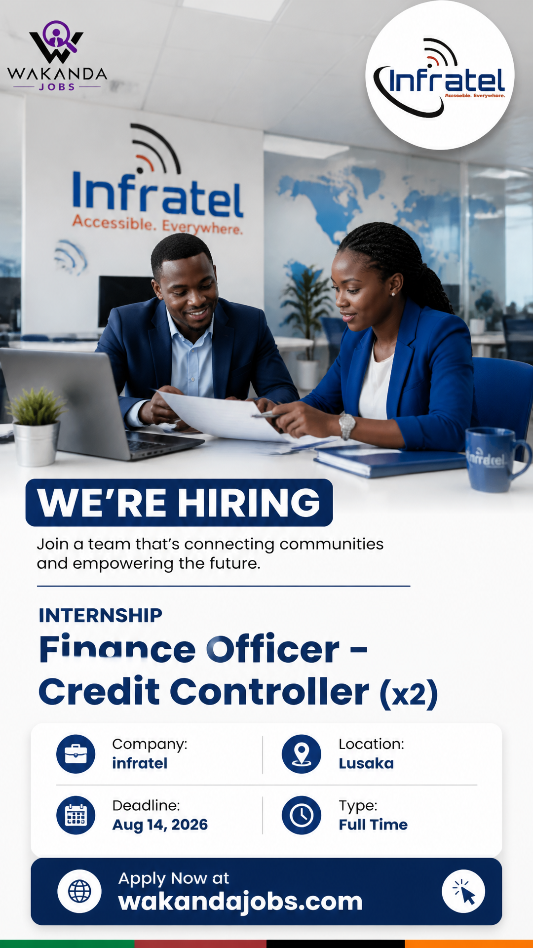 Internship – Finance Officer – Credit Controller (x2)