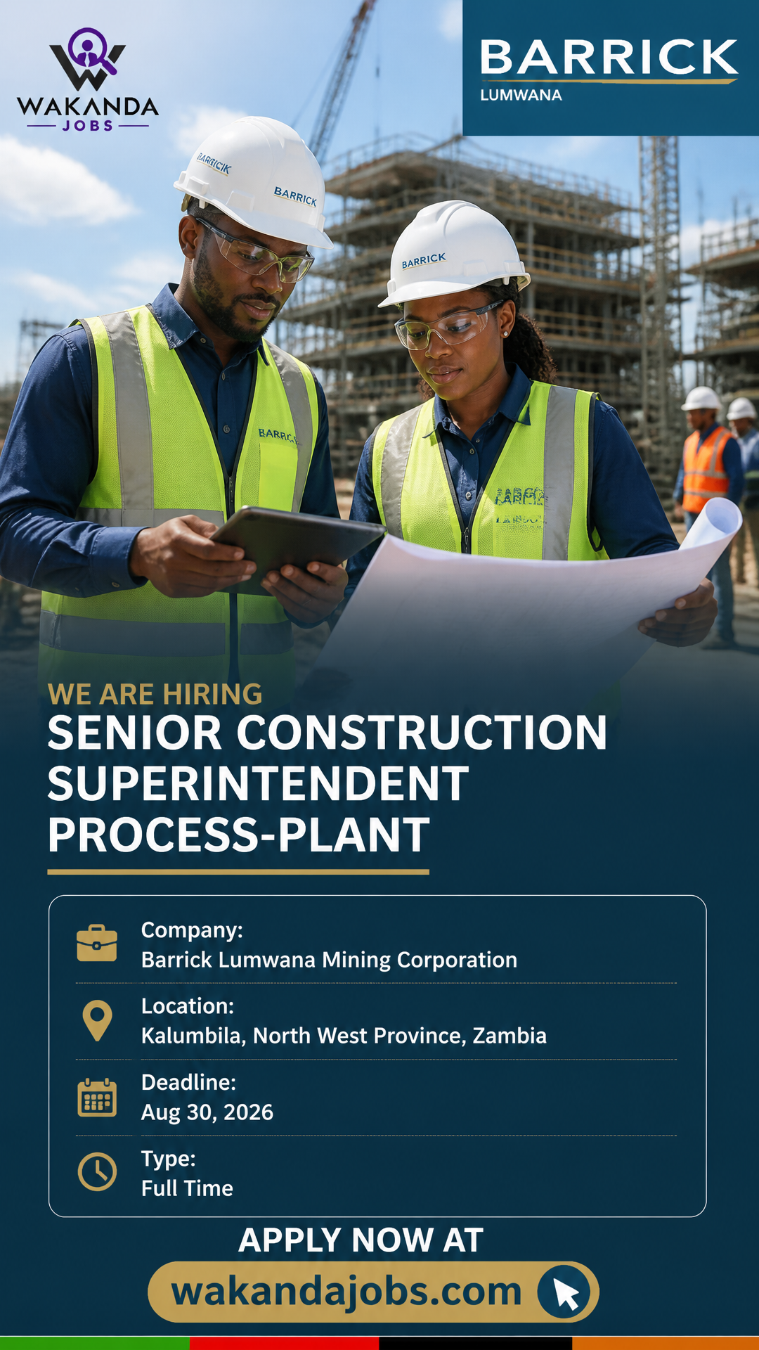 Senior Construction Superintendent Process-Plant