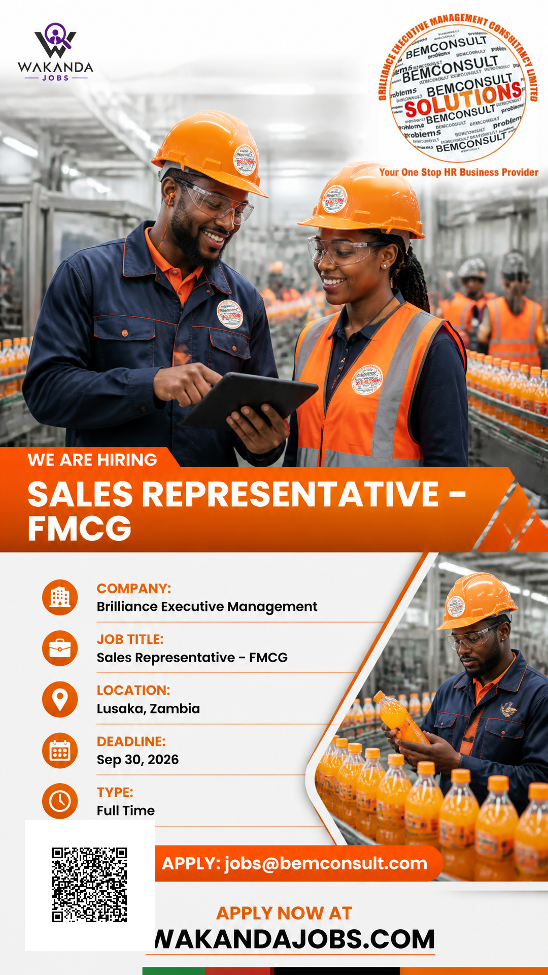 Sales Representative – FMCG