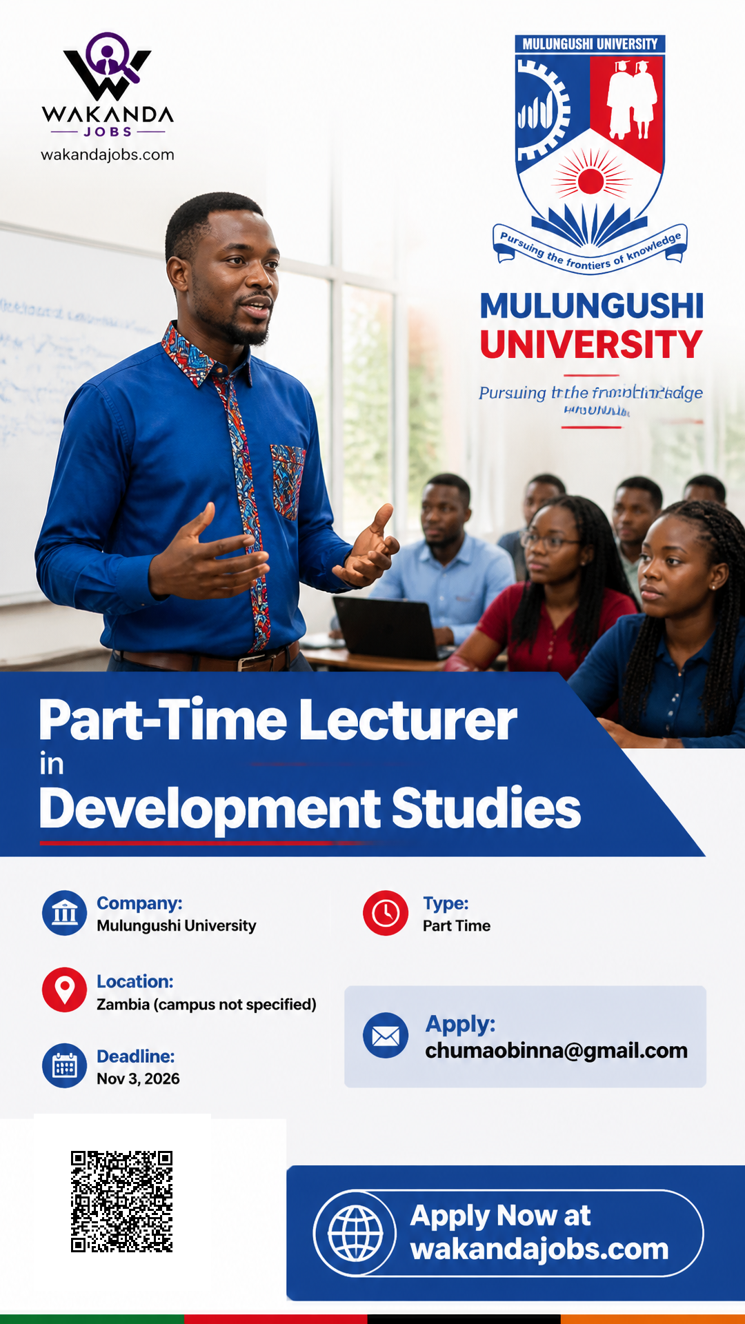 Part-Time Lecturer in Development Studies