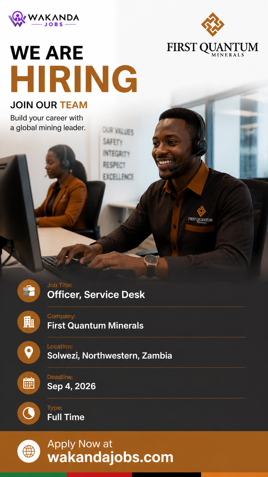 Officer, Service Desk